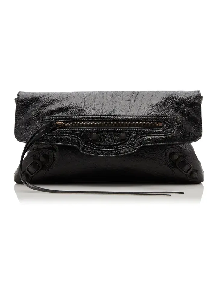 Le City Small Leather Clutch