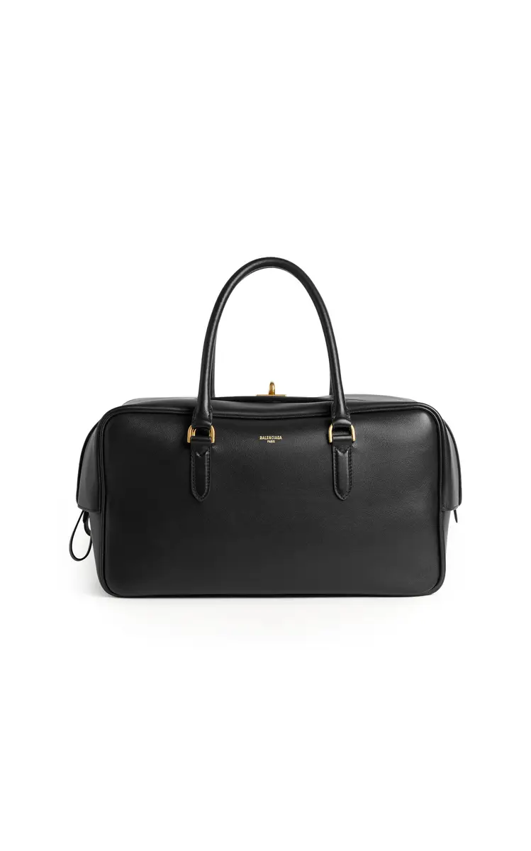 Balenciaga Le 7 Medium Leather Bowling Bag | Thumbnail 2