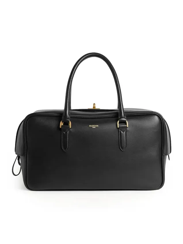 Le 7 Medium Leather Bowling Bag Le 7 Medium Leather Bowling Bag