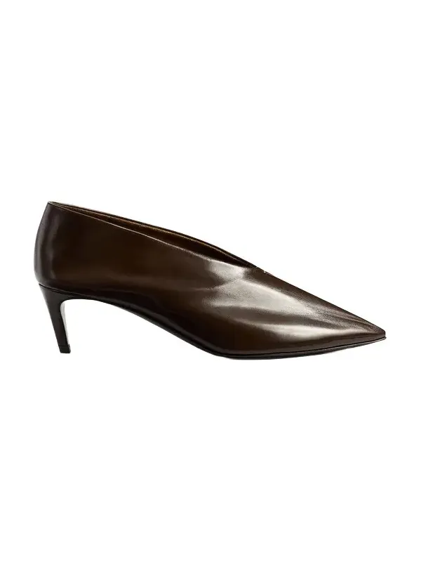 Miriam Pump In Cacao Glazed Leather