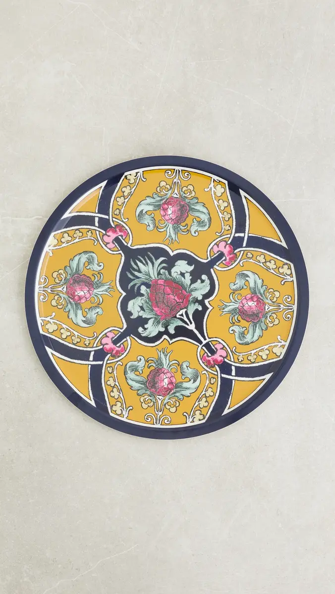 La DoubleJ Large Round Printed Tray | Thumbnail 2