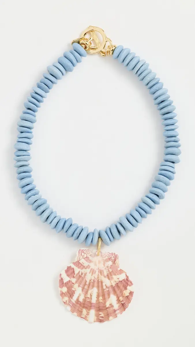 Logan Tay Carolina Blue Shell Necklace | Thumbnail 2 Logan Tay Carolina Blue Shell Necklace | Thumbnail 2