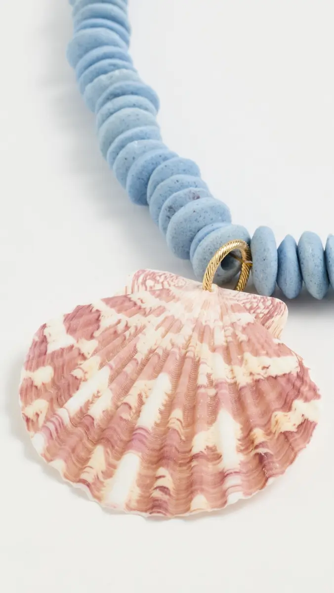 Logan Tay Carolina Blue Shell Necklace | Thumbnail 4 Logan Tay Carolina Blue Shell Necklace | Thumbnail 4