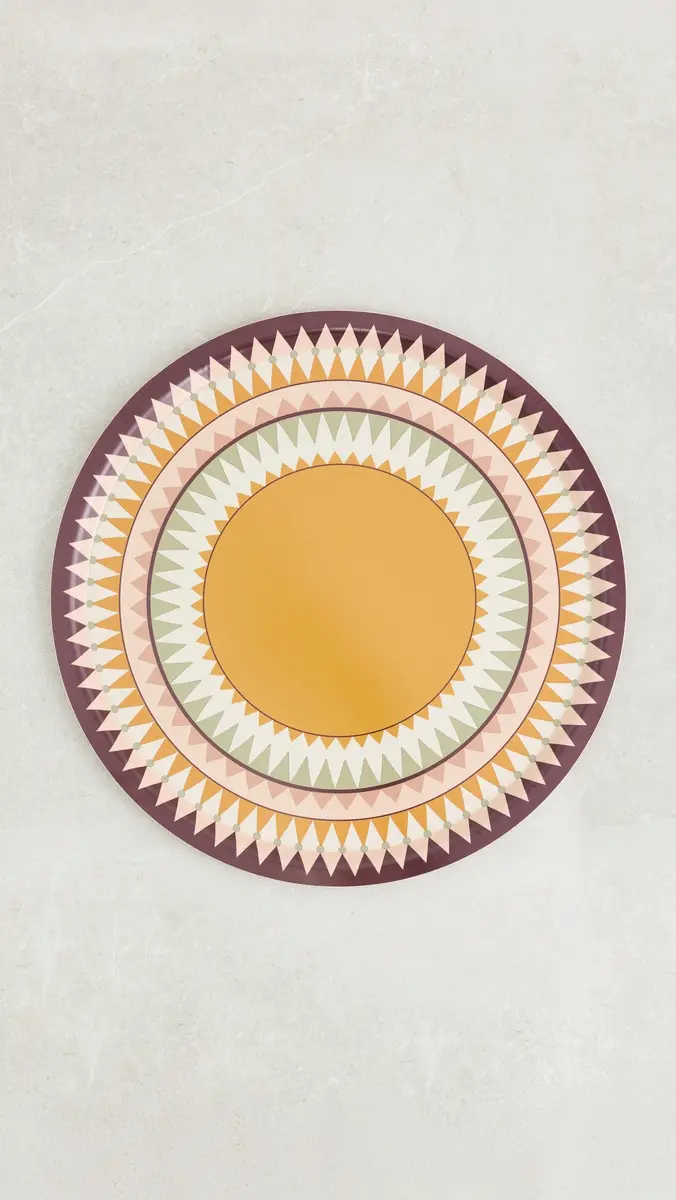 La DoubleJ Large Round Printed Tray | Thumbnail 2