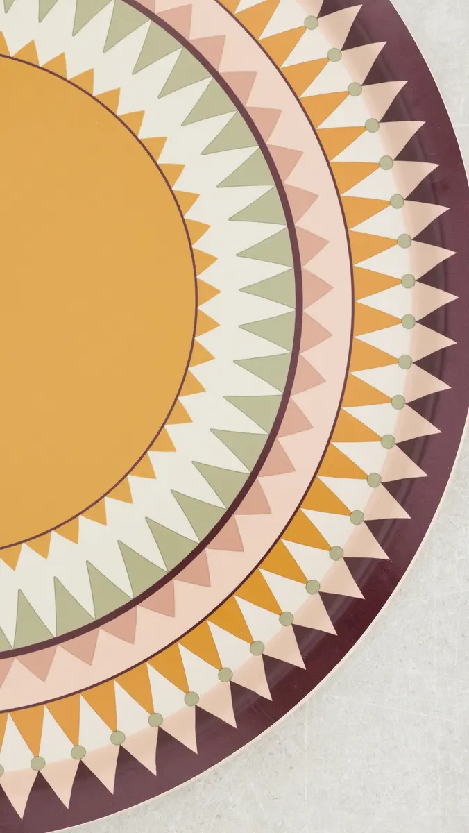 La DoubleJ Large Round Printed Tray | Thumbnail 3