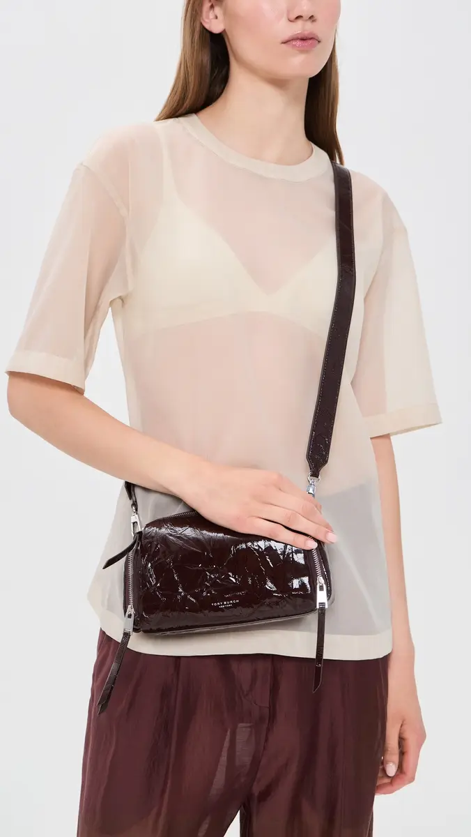Tory Burch Perry Patent Voyager Shoulder Bag | Thumbnail 3 Tory Burch Perry Patent Voyager Shoulder Bag | Thumbnail 3