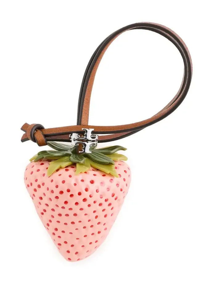 Tory Burch Strawberry Keychain