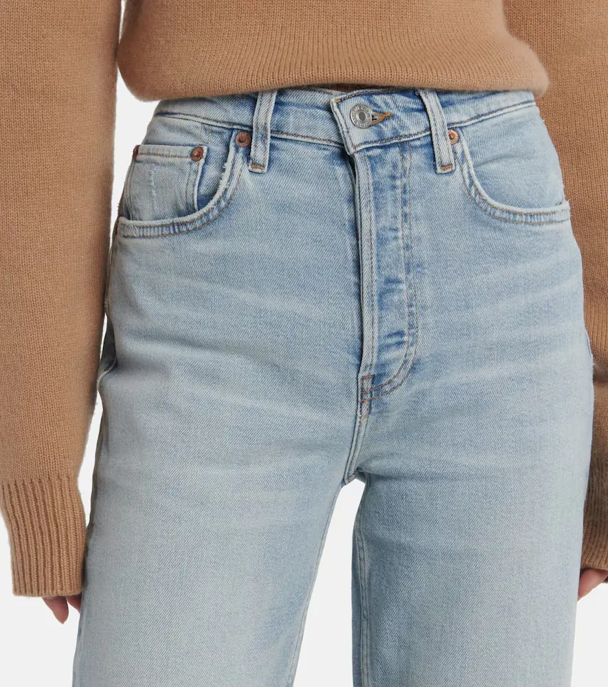 RE/DONE 70s Stove Pipe high-rise straight jeans | Thumbnail 3