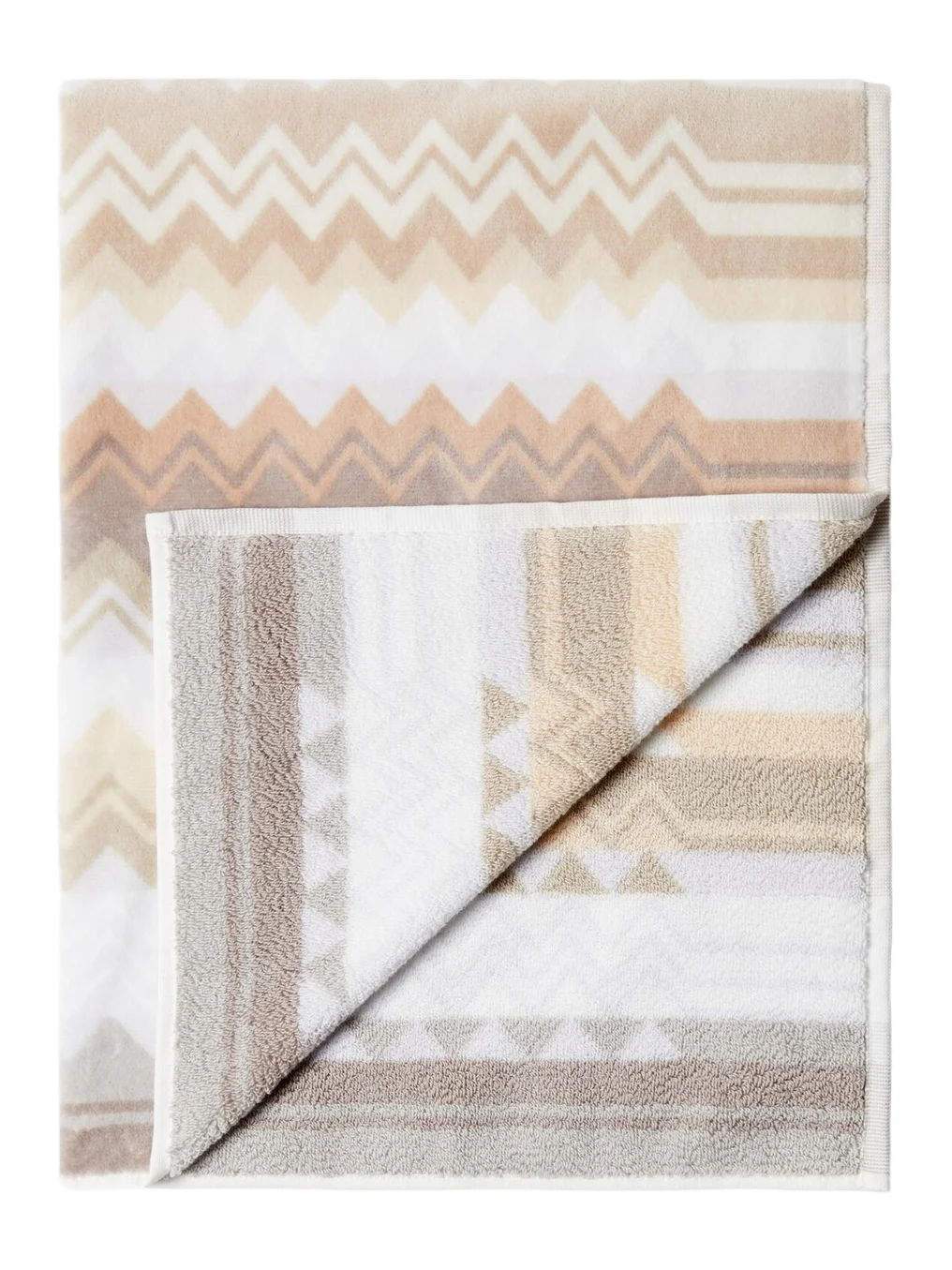 Missoni Giacomo Zigzag cotton terry bath mat