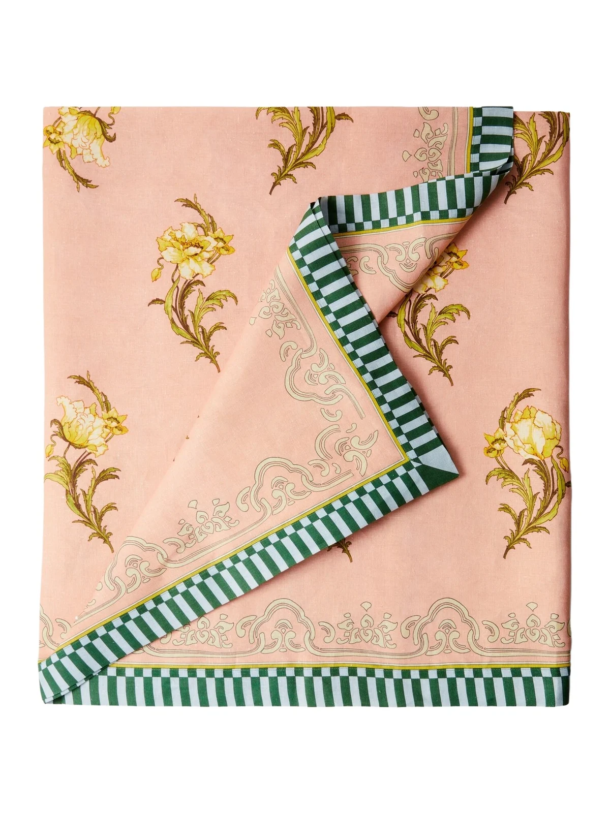 La DoubleJ Nymph Bloom Large linen tablecloth