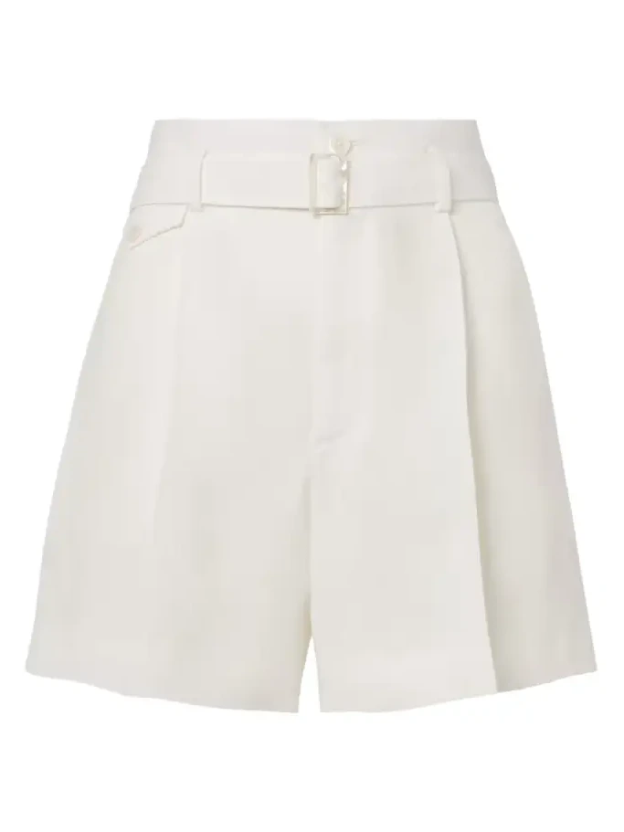 Denise belted linen shorts Denise belted linen shorts