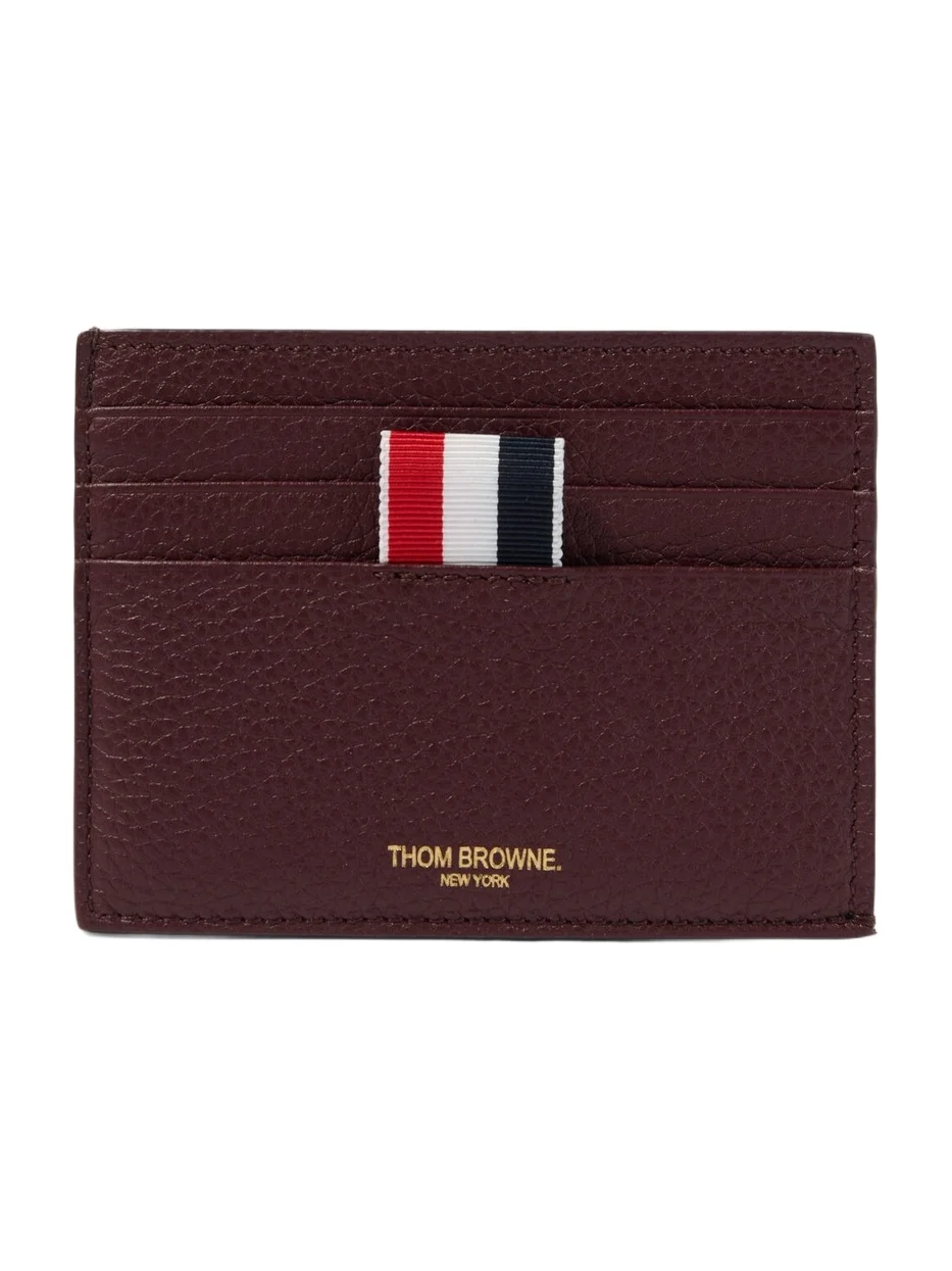 RWB Stripe leather cardholder