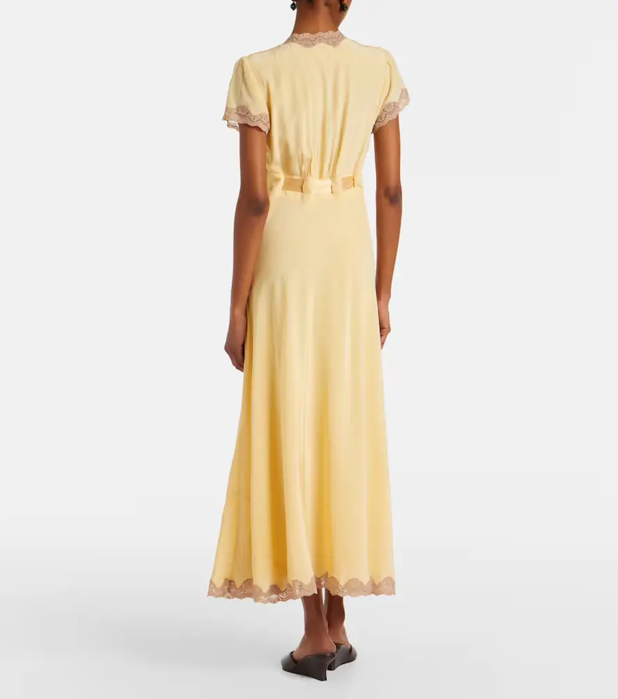 Rixo Marlice lace-trimmed silk maxi dress | Thumbnail 2 Rixo Marlice lace-trimmed silk maxi dress | Thumbnail 2