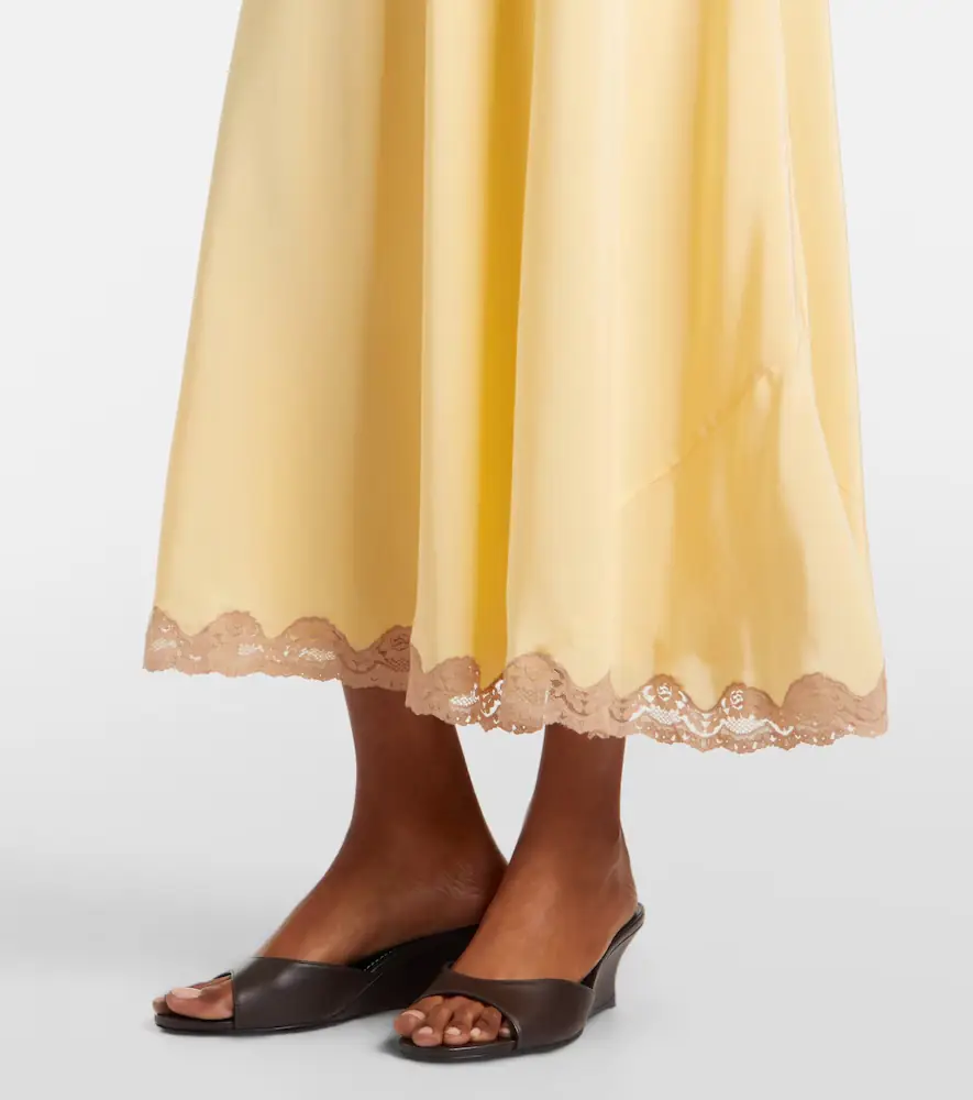 Rixo Marlice lace-trimmed silk maxi dress | Thumbnail 5 Rixo Marlice lace-trimmed silk maxi dress | Thumbnail 5