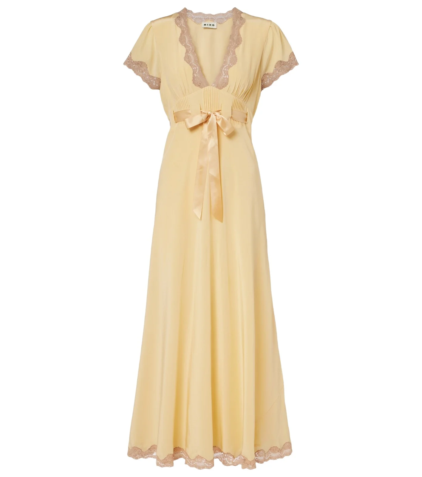 Marlice lace-trimmed silk maxi dress Marlice lace-trimmed silk maxi dress