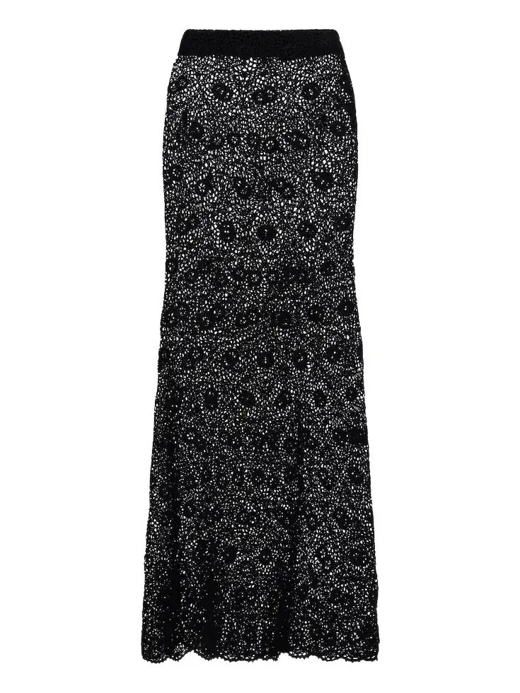 Nika crochet cotton maxi skirt Nika crochet cotton maxi skirt