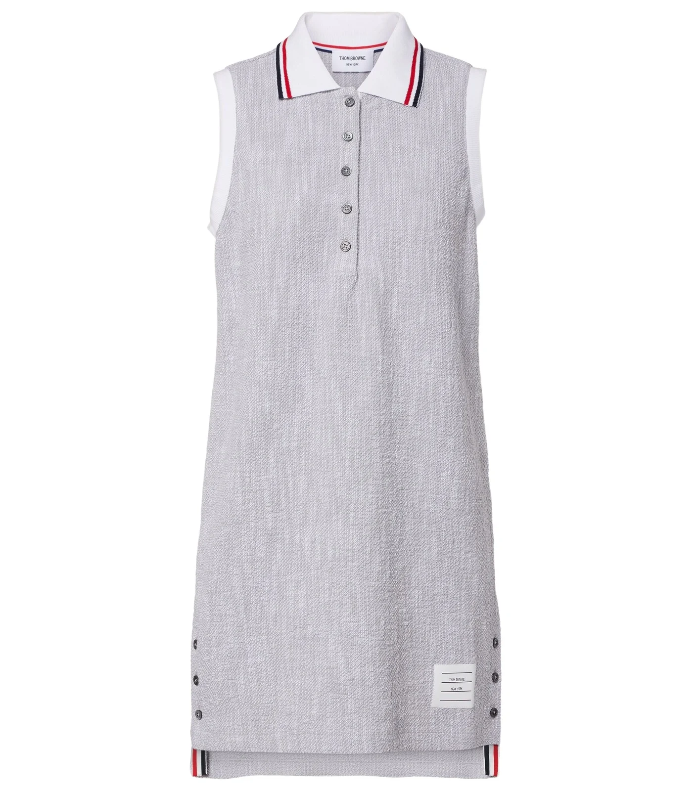 Cotton-blend tweed polo dress Cotton-blend tweed polo dress