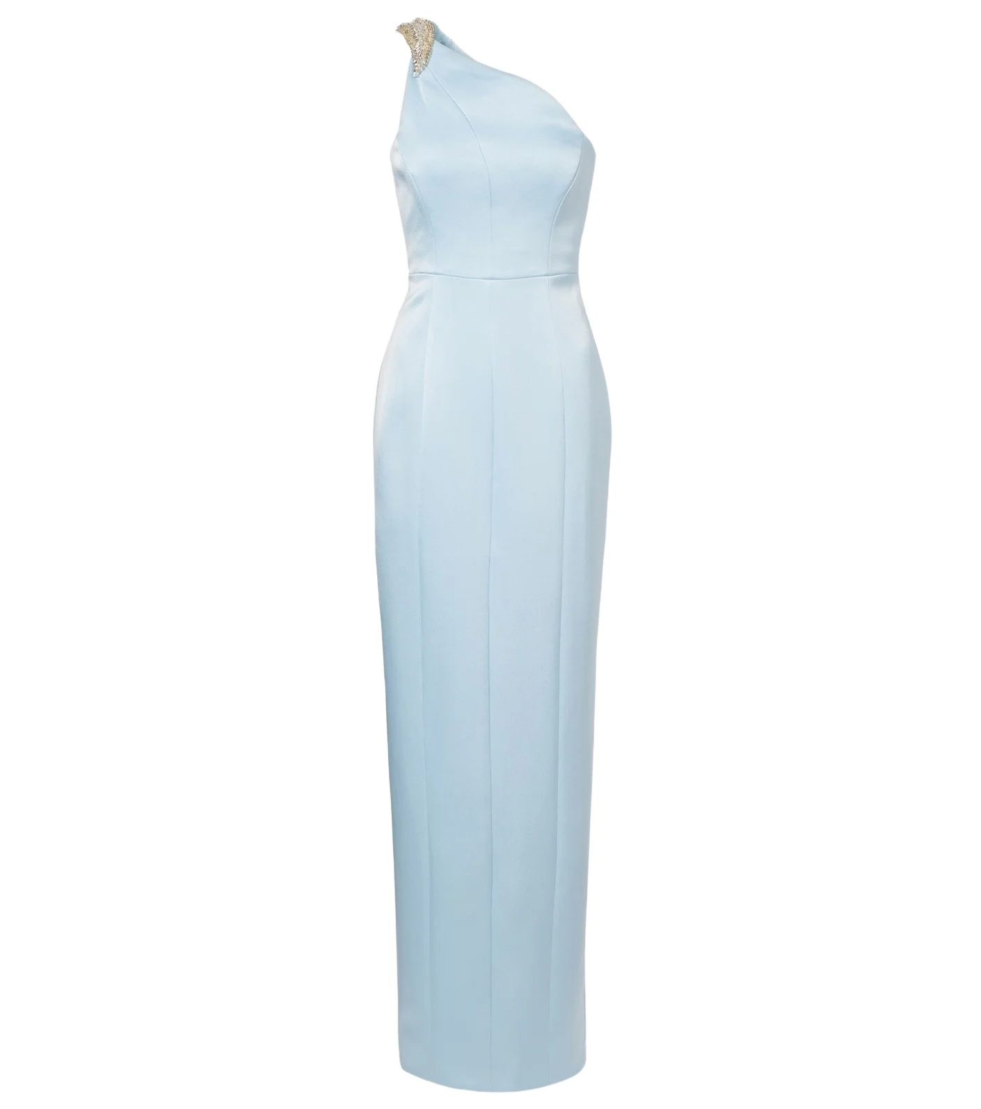 Celestia embellished one-shoulder gown Celestia embellished one-shoulder gown