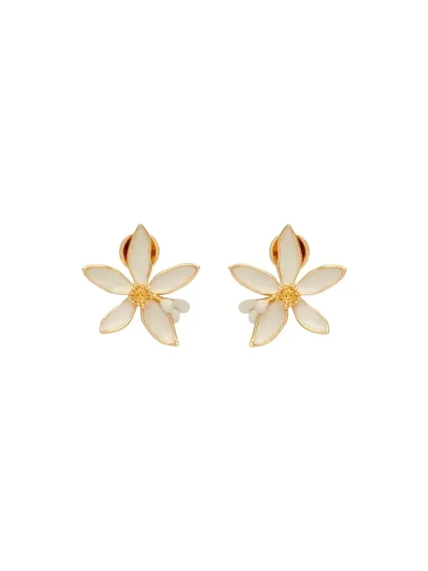Orange Blossom enamel earrings Orange Blossom enamel earrings