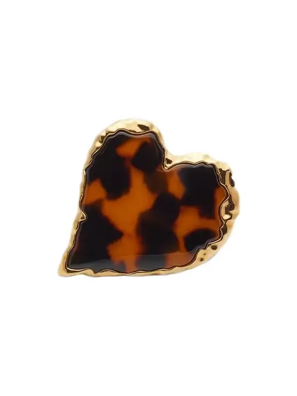 Heart embellished ring Heart embellished ring
