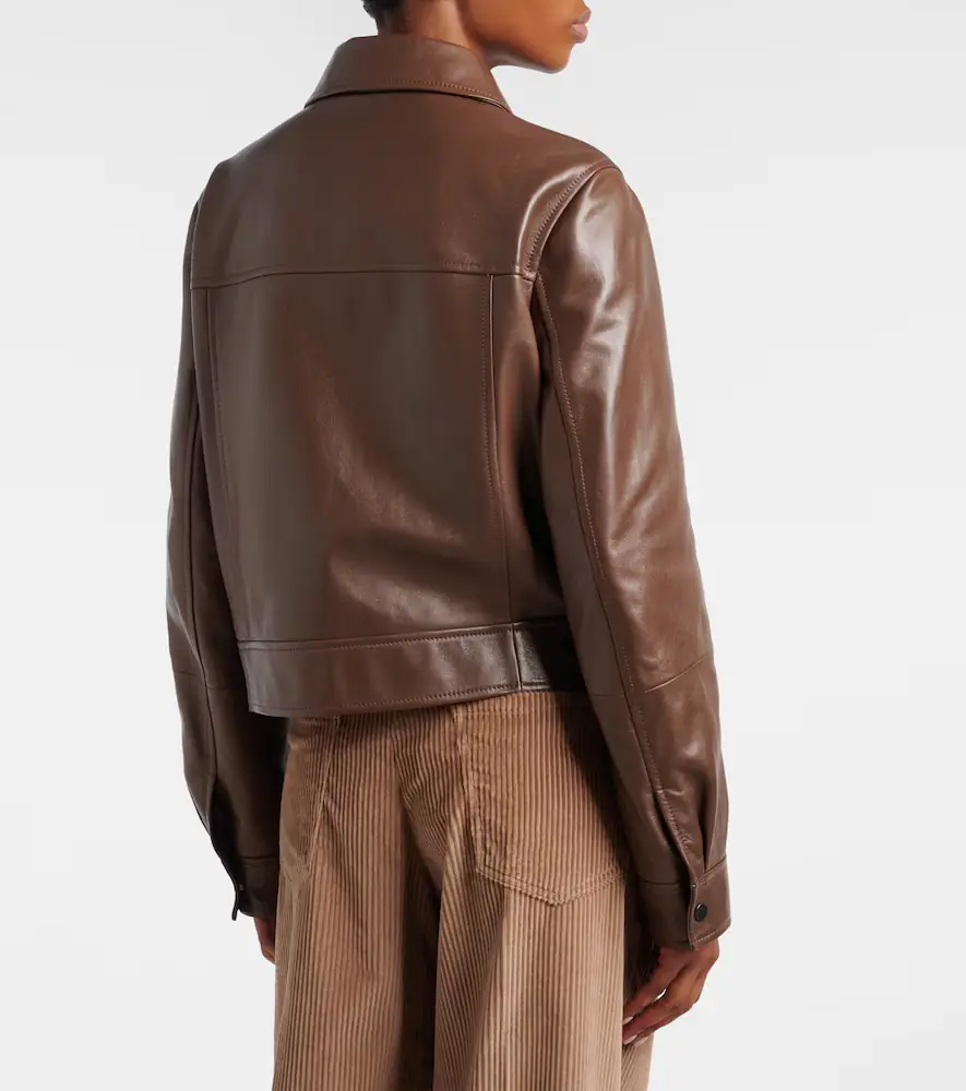 Brunello Cucinelli Leather jacket | Thumbnail 2