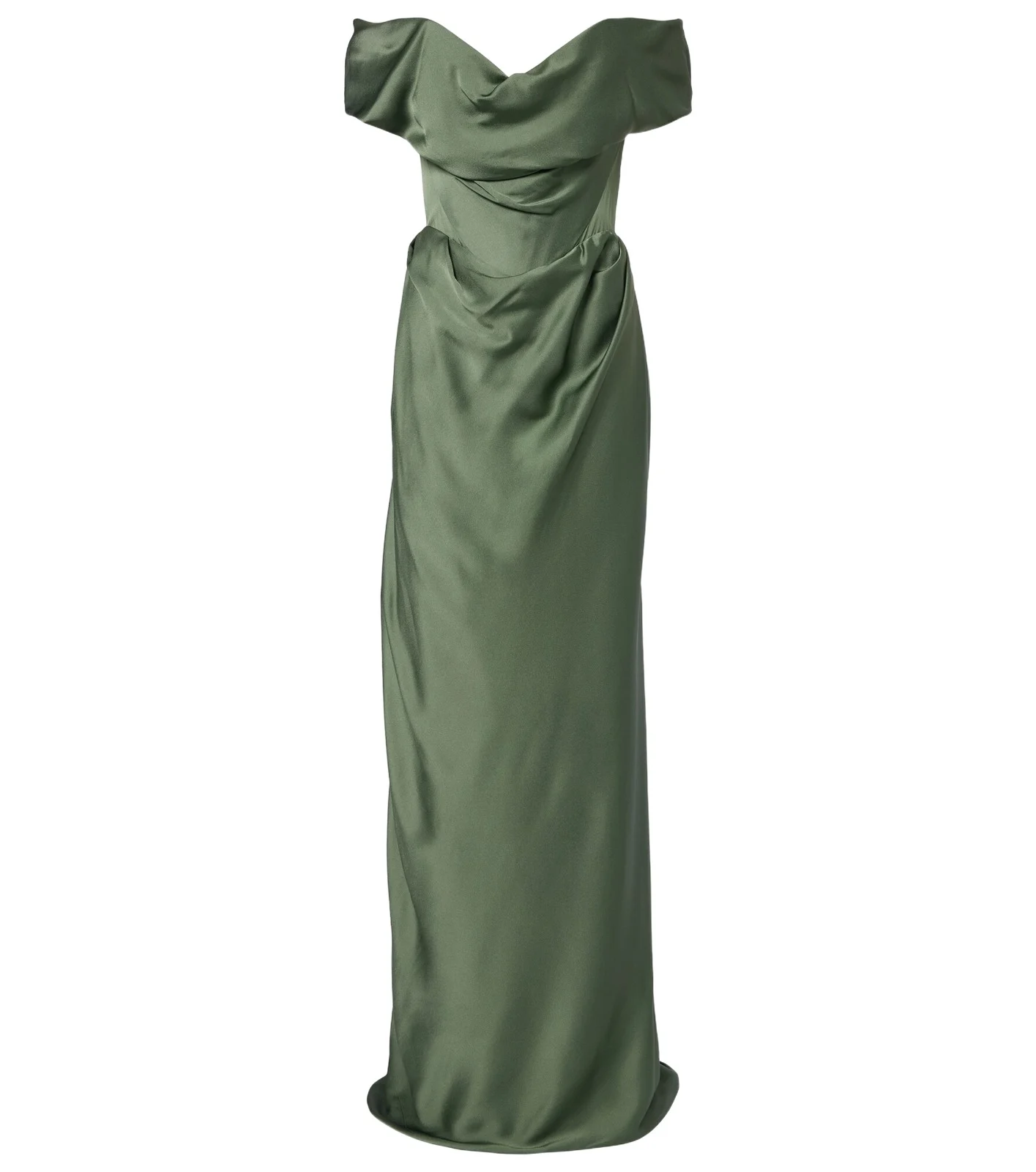 Nova Cocotte draped satin bustier gown Nova Cocotte draped satin bustier gown