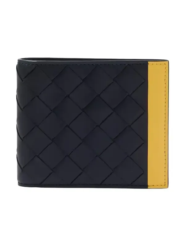 Intrecciato leather bifold wallet Intrecciato leather bifold wallet