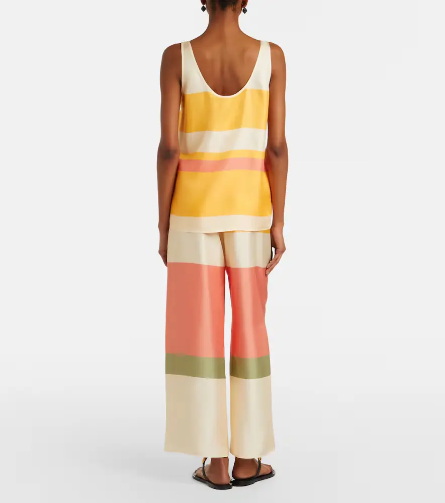 Eres Lollipop silk twill wide-leg pants | Thumbnail 4 Eres Lollipop silk twill wide-leg pants | Thumbnail 4