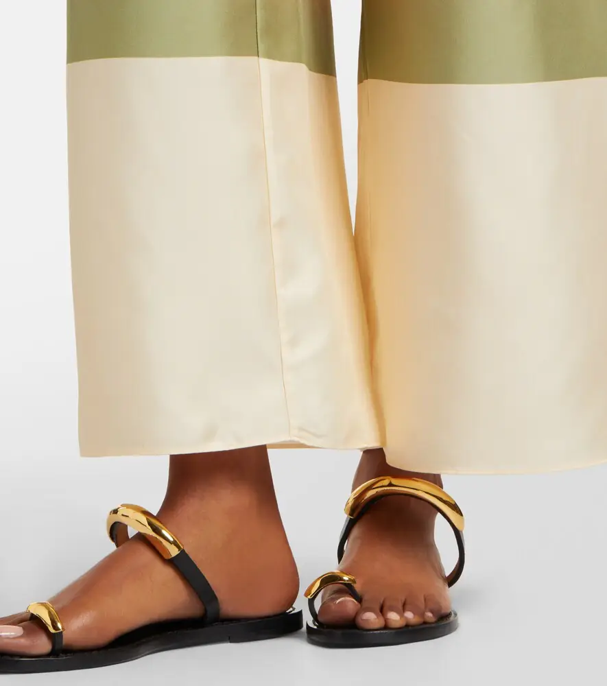 Eres Lollipop silk twill wide-leg pants | Thumbnail 5 Eres Lollipop silk twill wide-leg pants | Thumbnail 5