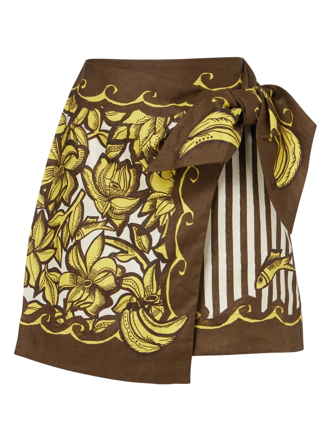 Mona printed hemp wrap skirt Mona printed hemp wrap skirt