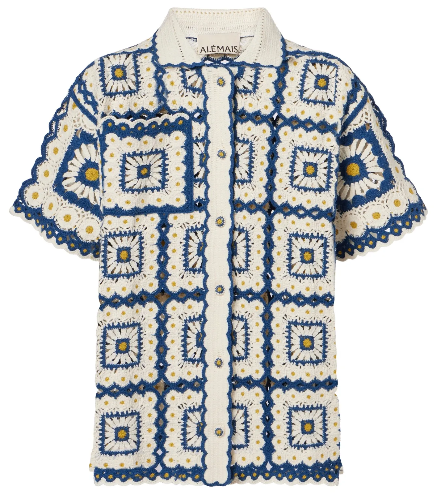 Alémais Dolly crochet cotton shirt