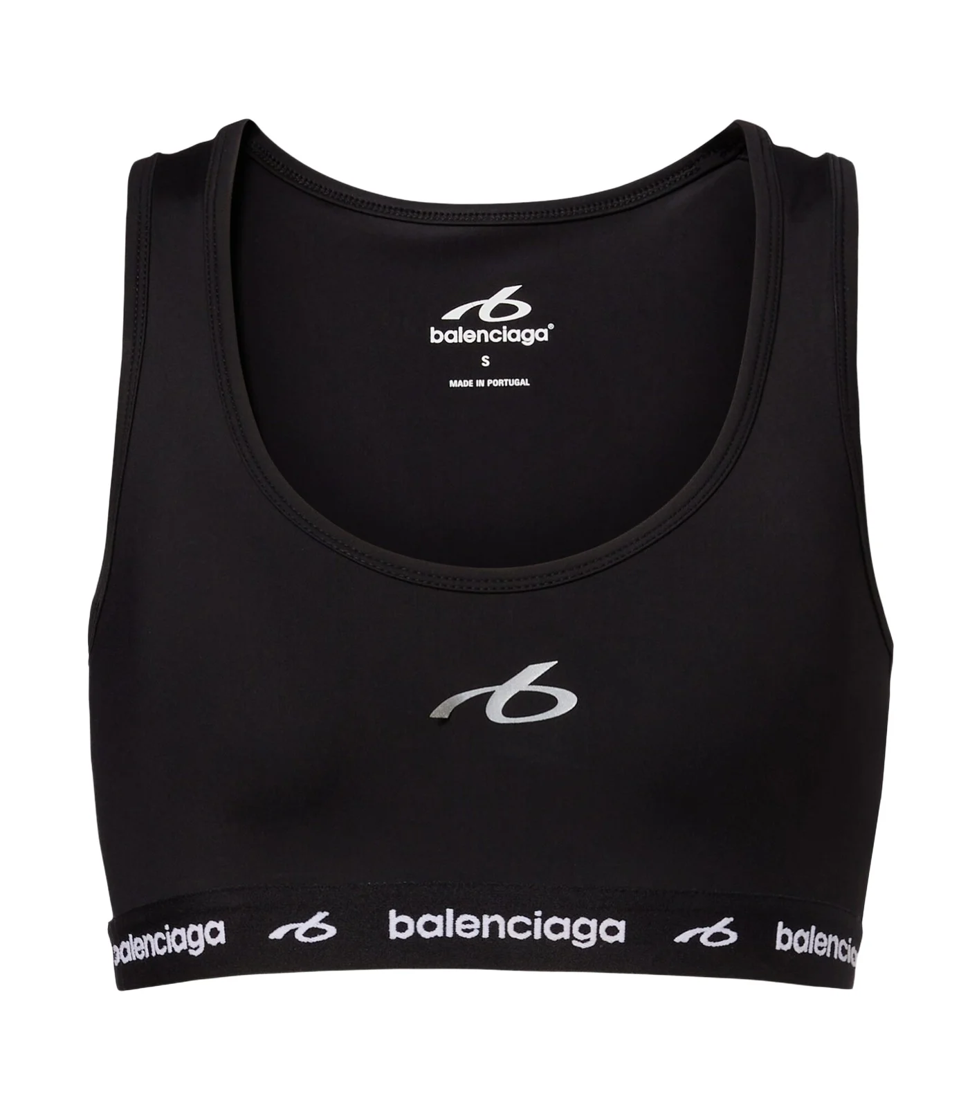 Balenciaga Logo sports bra