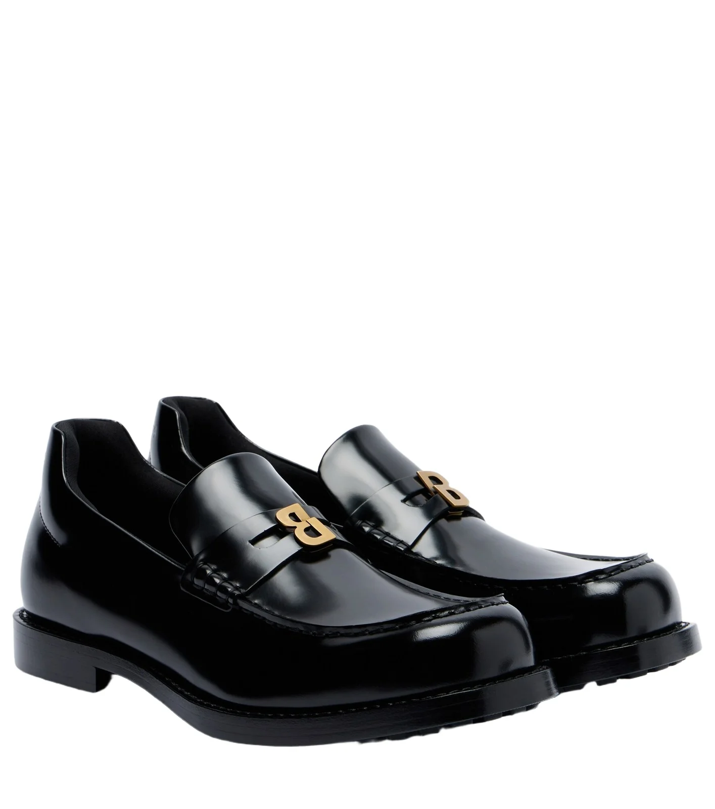 Comfy leather penny loafers