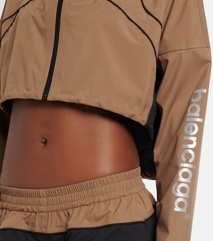 Balenciaga Cropped taffeta jacket | Thumbnail 6 Balenciaga Cropped taffeta jacket | Thumbnail 6