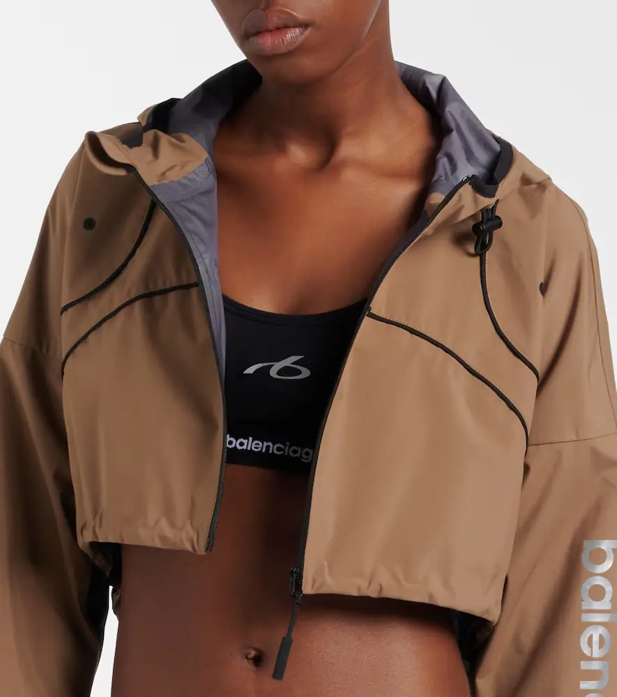 Balenciaga Cropped taffeta jacket | Thumbnail 7 Balenciaga Cropped taffeta jacket | Thumbnail 7