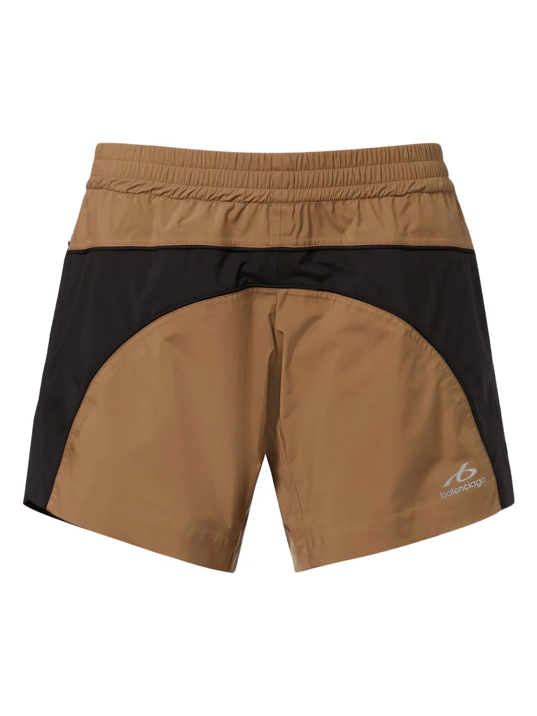 Balenciaga Colorblocked taffeta shorts