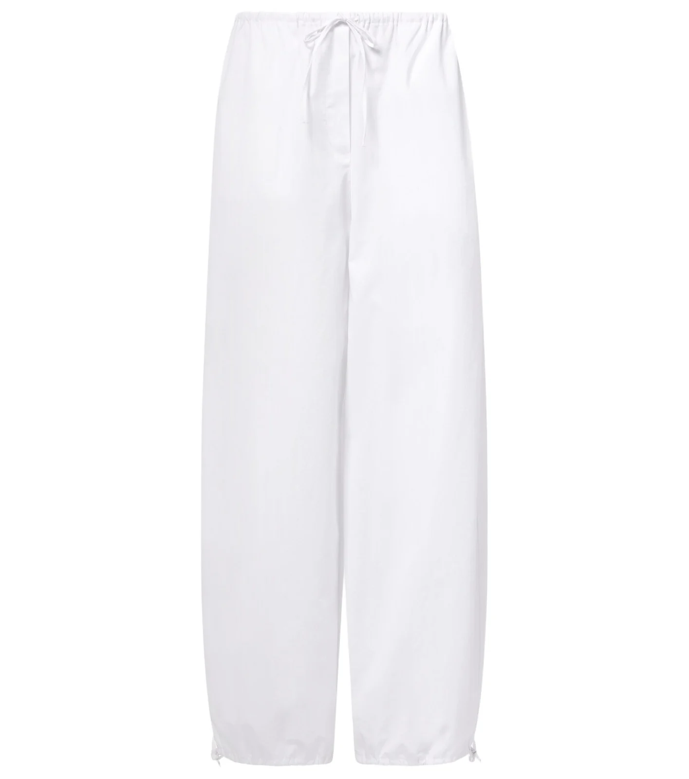 TOTEME Cotton poplin wide-leg pants
