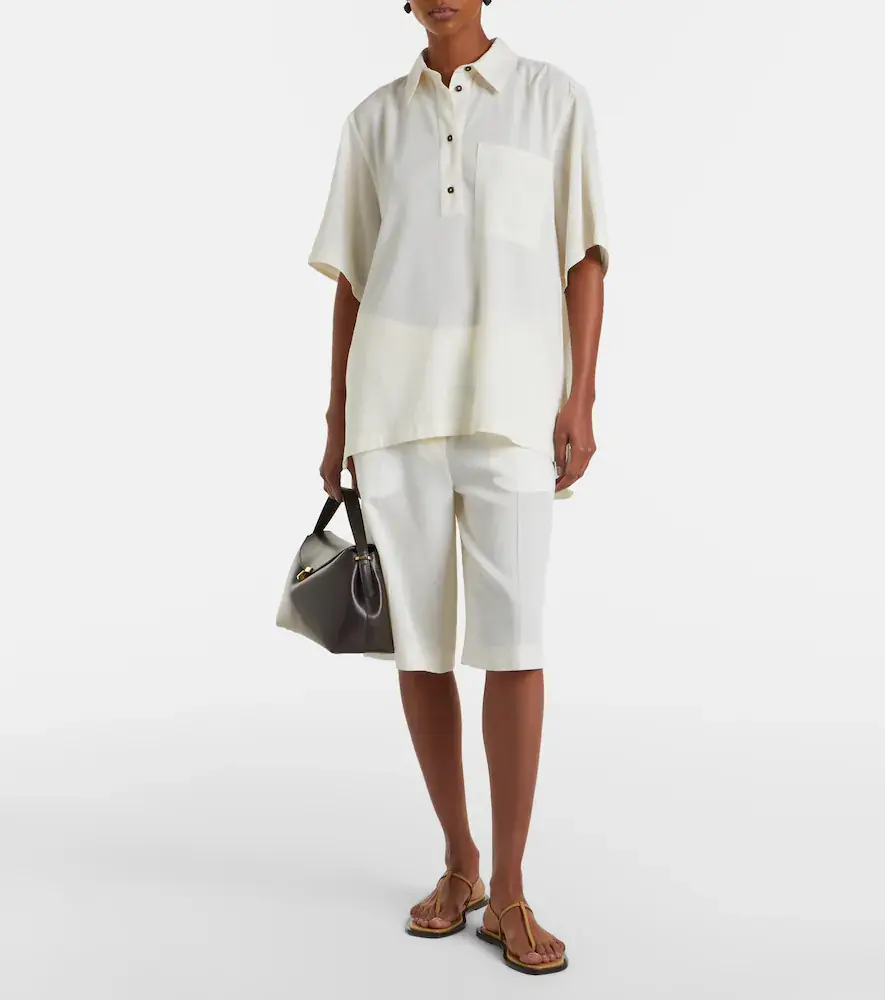 TOTEME Oversized polo shirt | Thumbnail 5 TOTEME Oversized polo shirt | Thumbnail 5