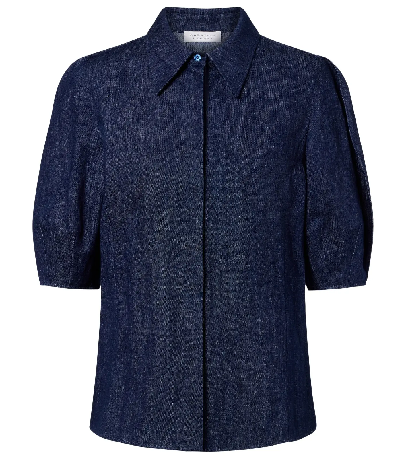 Sansi cotton and linen denim shirt