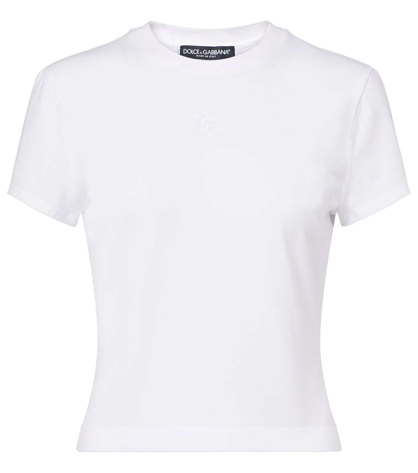 Embroidered cotton-blend jersey T-shirt Embroidered cotton-blend jersey T-shirt