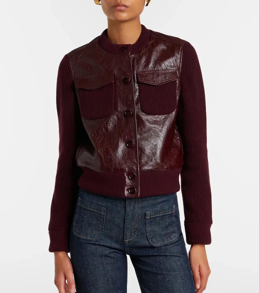 Dorothee Schumacher It's A Match cropped leather jacket | Thumbnail 2 Dorothee Schumacher It's A Match cropped leather jacket | Thumbnail 2