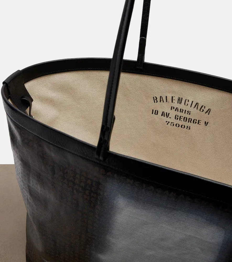 Balenciaga Select Large canvas tote bag | Thumbnail 3