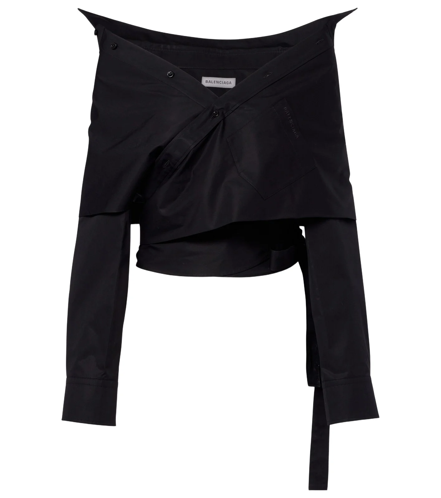 Off-shoulder cotton top Off-shoulder cotton top