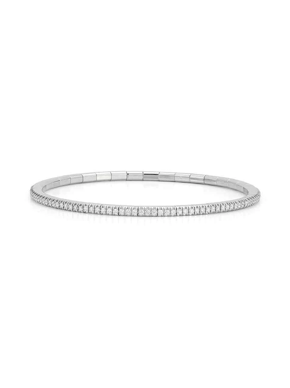 White Diamond Extensible Stretch Bracelet