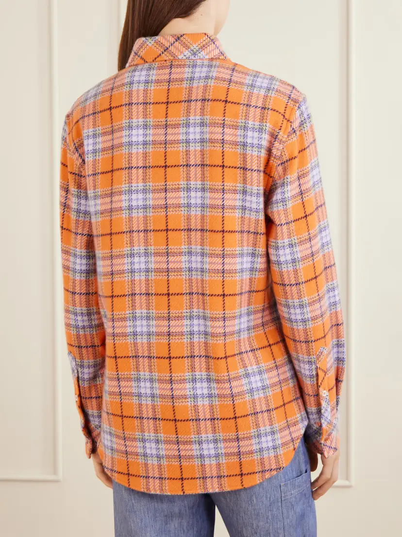 God’s True Cashmere Midnight Sun Checked Cashmere Shirt | Thumbnail 4 God’s True Cashmere Midnight Sun Checked Cashmere Shirt | Thumbnail 4