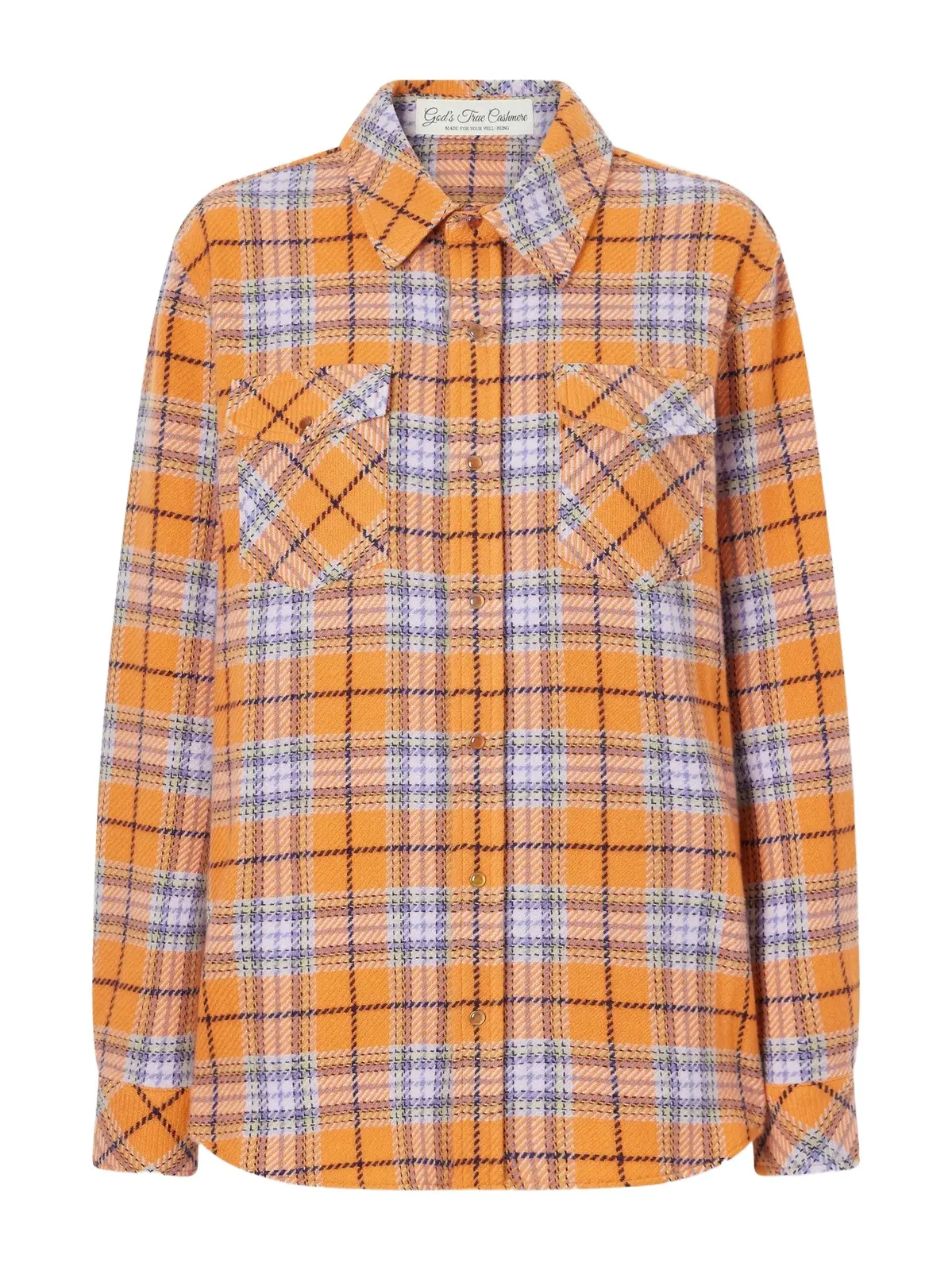 Midnight Sun Checked Cashmere Shirt Midnight Sun Checked Cashmere Shirt