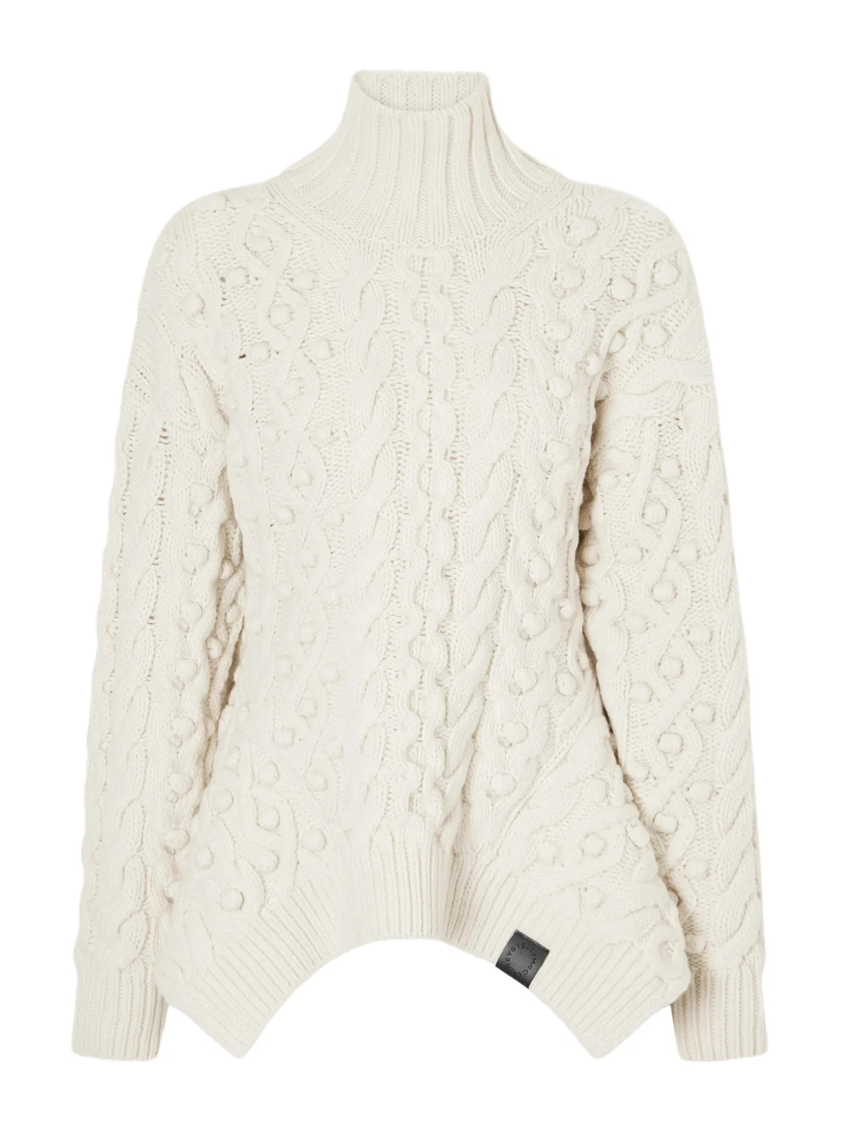 Bobble Cable-knit Wool Turtleneck Sweater Bobble Cable-knit Wool Turtleneck Sweater