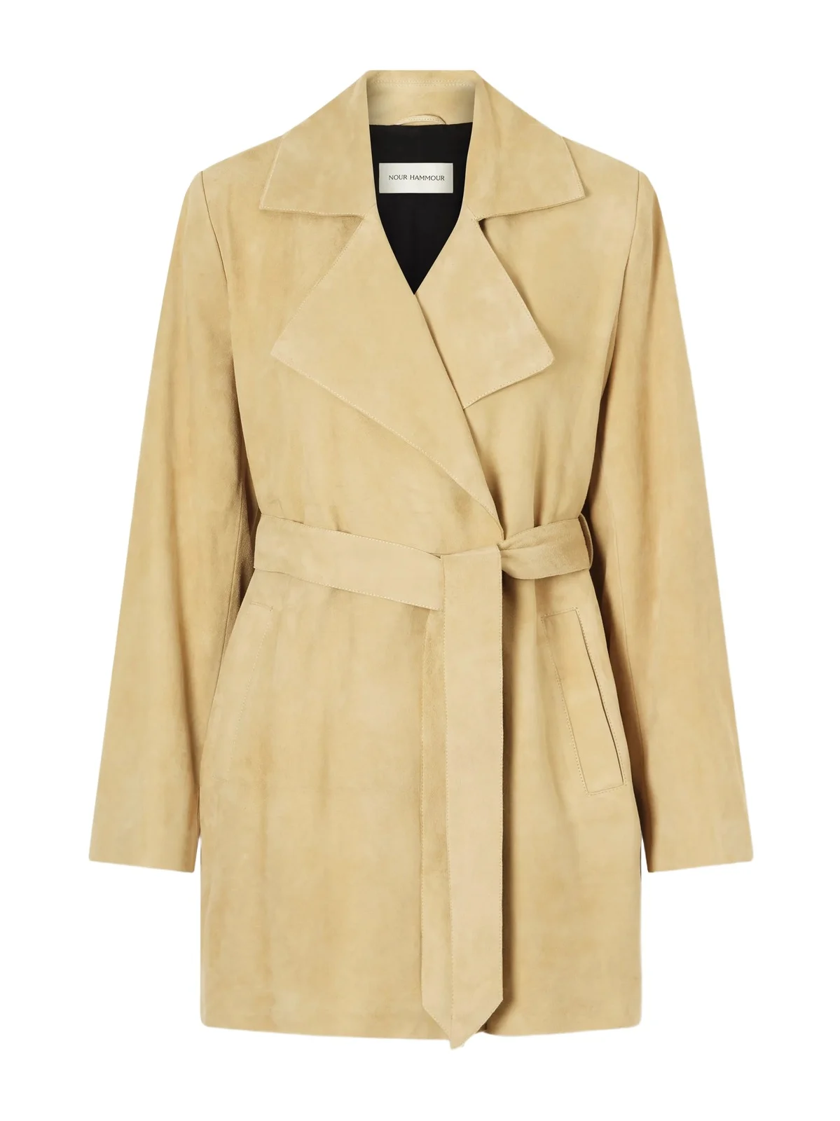 Kerry Belted Suede Jacket Kerry Belted Suede Jacket