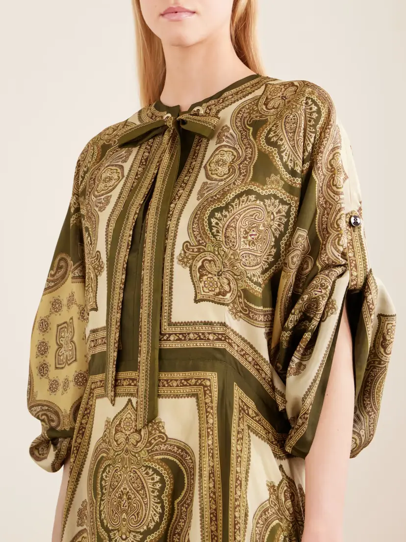 Zimmermann Mahon Printed Silk-satin Midi Dress | Thumbnail 4 Zimmermann Mahon Printed Silk-satin Midi Dress | Thumbnail 4