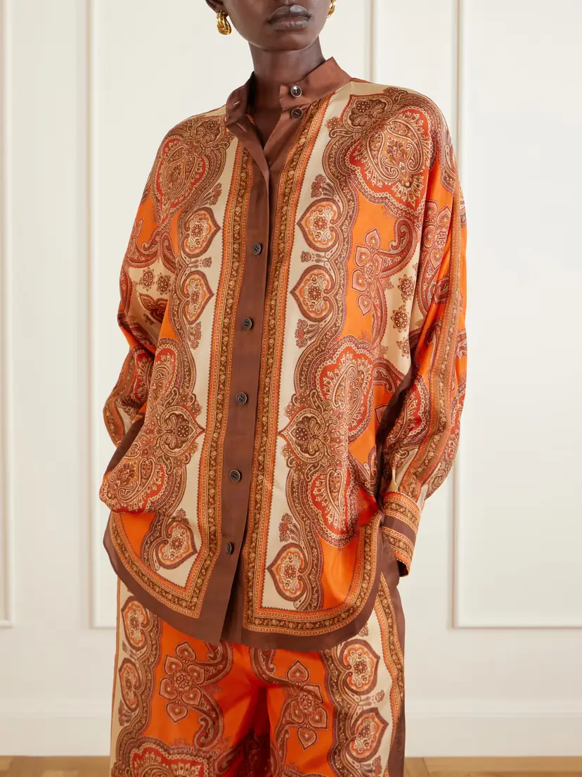 Zimmermann Mahon Dolman Printed Silk-satin Shirt | Thumbnail 3 Zimmermann Mahon Dolman Printed Silk-satin Shirt | Thumbnail 3